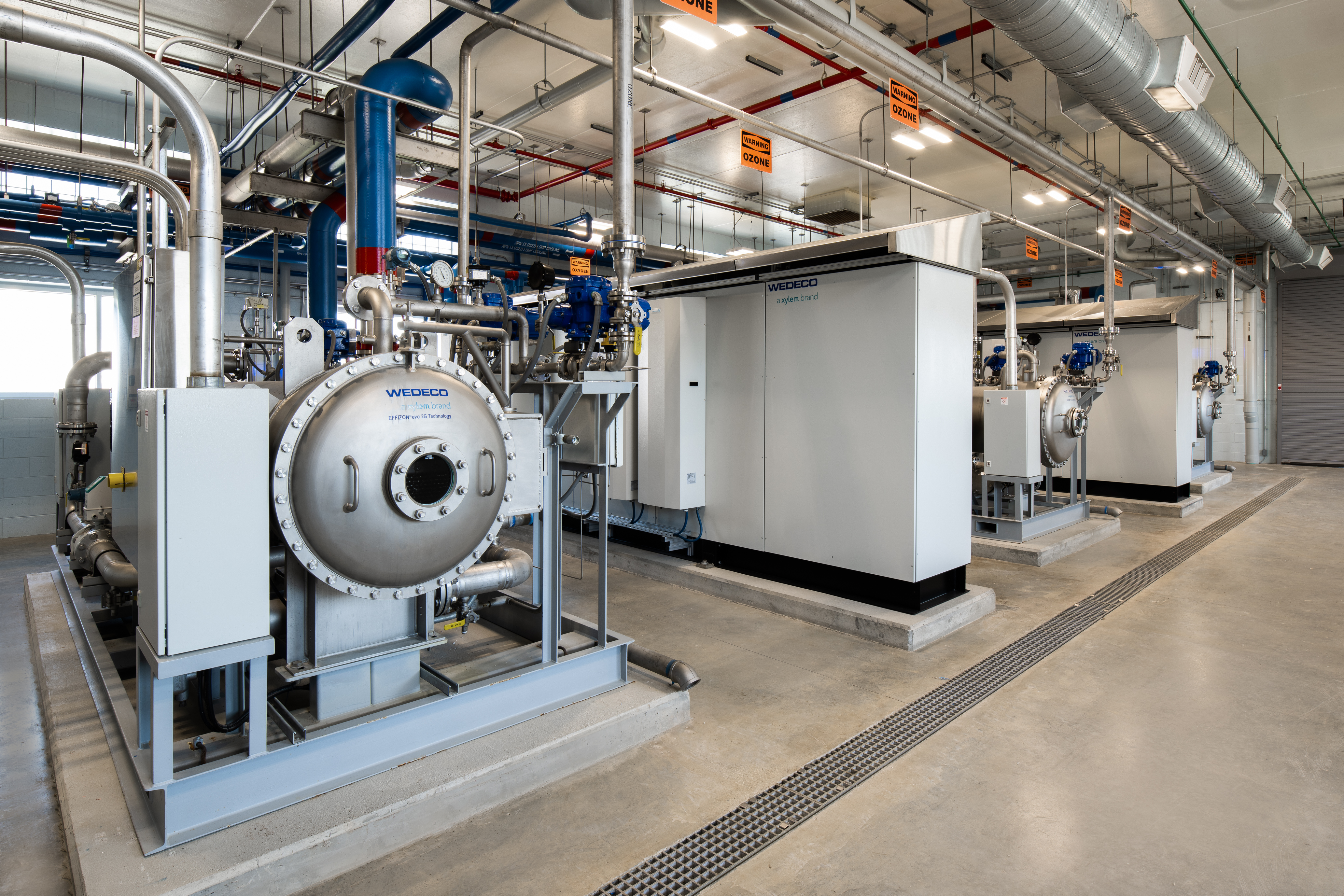 Toledo Collins Park WTP Ozone Treatment Facility Interior