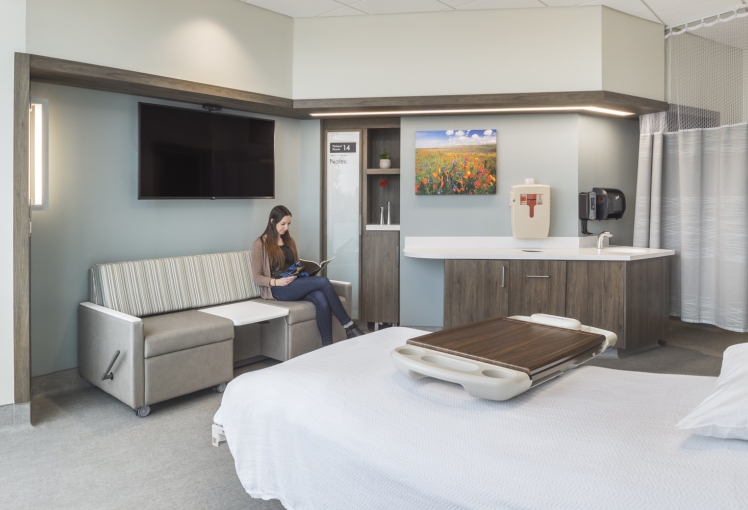 Wayne Healthcare Patient Room