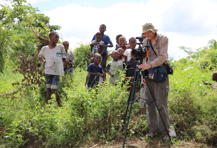 Children with Videographer