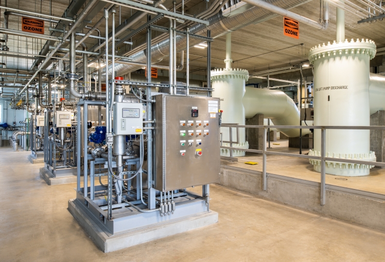 Toledo Collins Park WTP Ozone Treatment Facility Interior