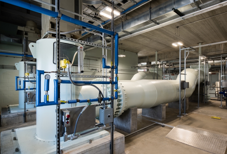 Toledo Collins Park WTP Ozone Treatment Facility Interior