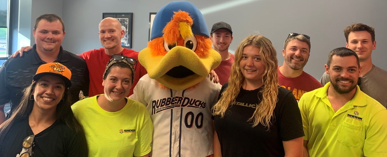 Co-Ops at Akron Rubber Ducks game