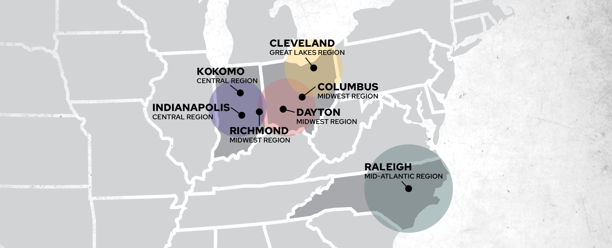 Shook Regional Map