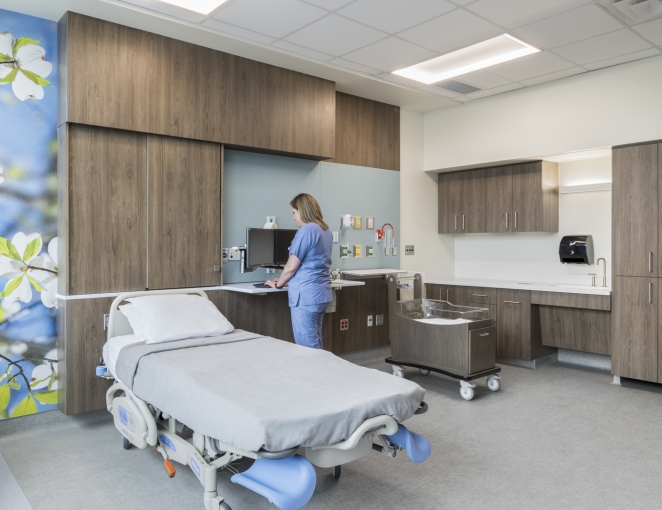 Wayne Healthcare Patient Room