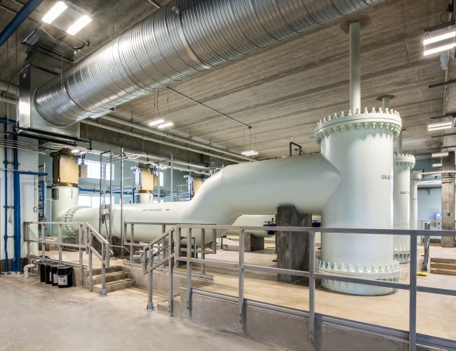 Toledo Collins Park WTP Ozone Treatment Facility Interior