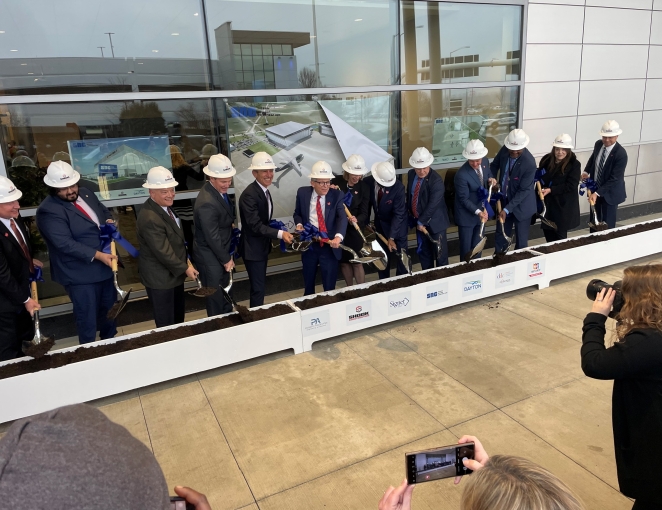 SNC Hangar Groundbreaking