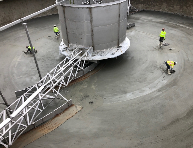 Mallard Clarifier - Concrete Pour