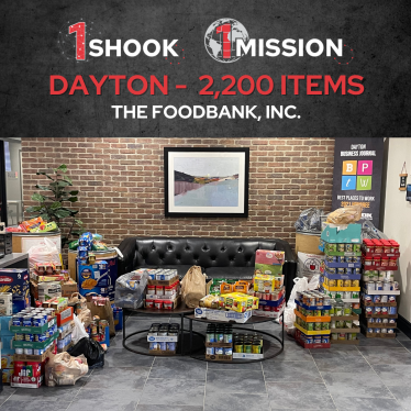 1Shook, 1Mission Food Drive - Dayton