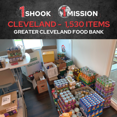 1Shook, 1Mission Food Drive - Cleveland