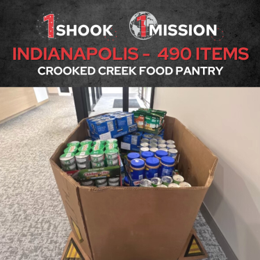 1Shook, 1Mission Food Drive - Indy