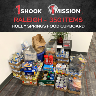 1Shook, 1Mission Food Drive - Raleigh