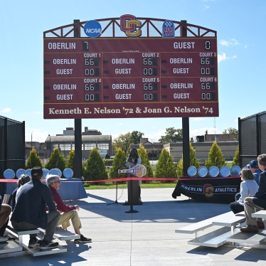 Oberlin College Tennis Complex Ribbon-cutting Ceremony