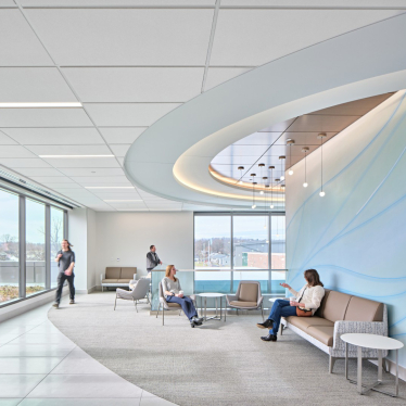 Reid Connersville Final Interior Waiting Area