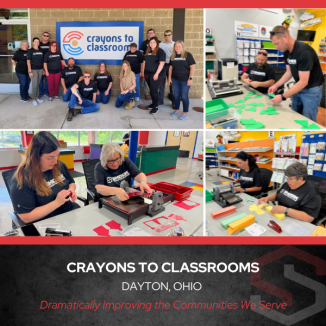 Crayons to Classrooms 2023 Volunteering