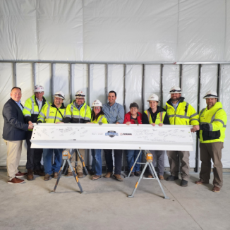 DPS Welcome Stadium Topping Out