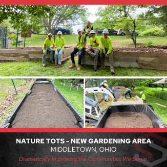 Middletown Nature Tots Gardening Area