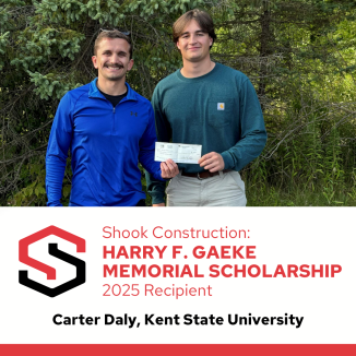 Shook Construction: Harry F. Gaeke Memorial Scholarship 