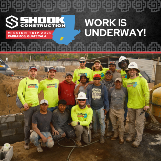 Shook Mission Trip 4.0 Group With Contractors