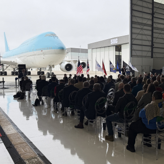SNC Hangars Ribbon Cutting