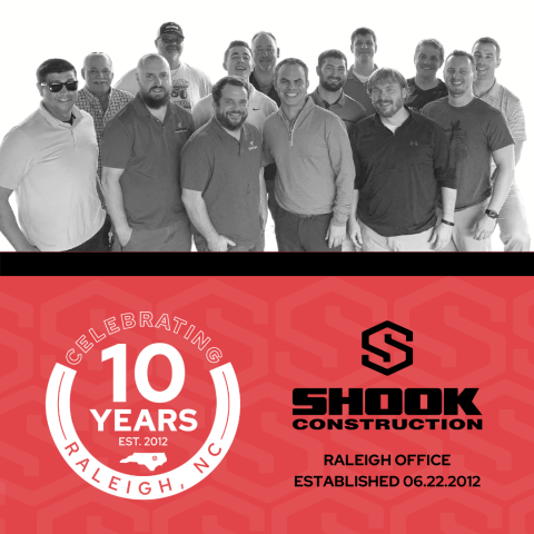 Shook Celebrates 10 Years in Raleigh