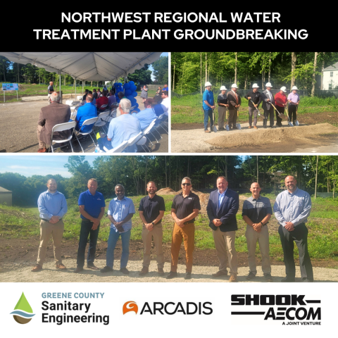 Greene County Sanitary Engineering Department's Northwest Regional Water Treatment Plant Groundbreaking