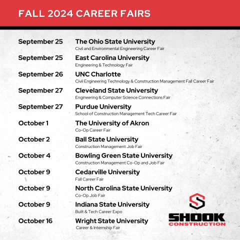 Fall 2024 Career Fairs