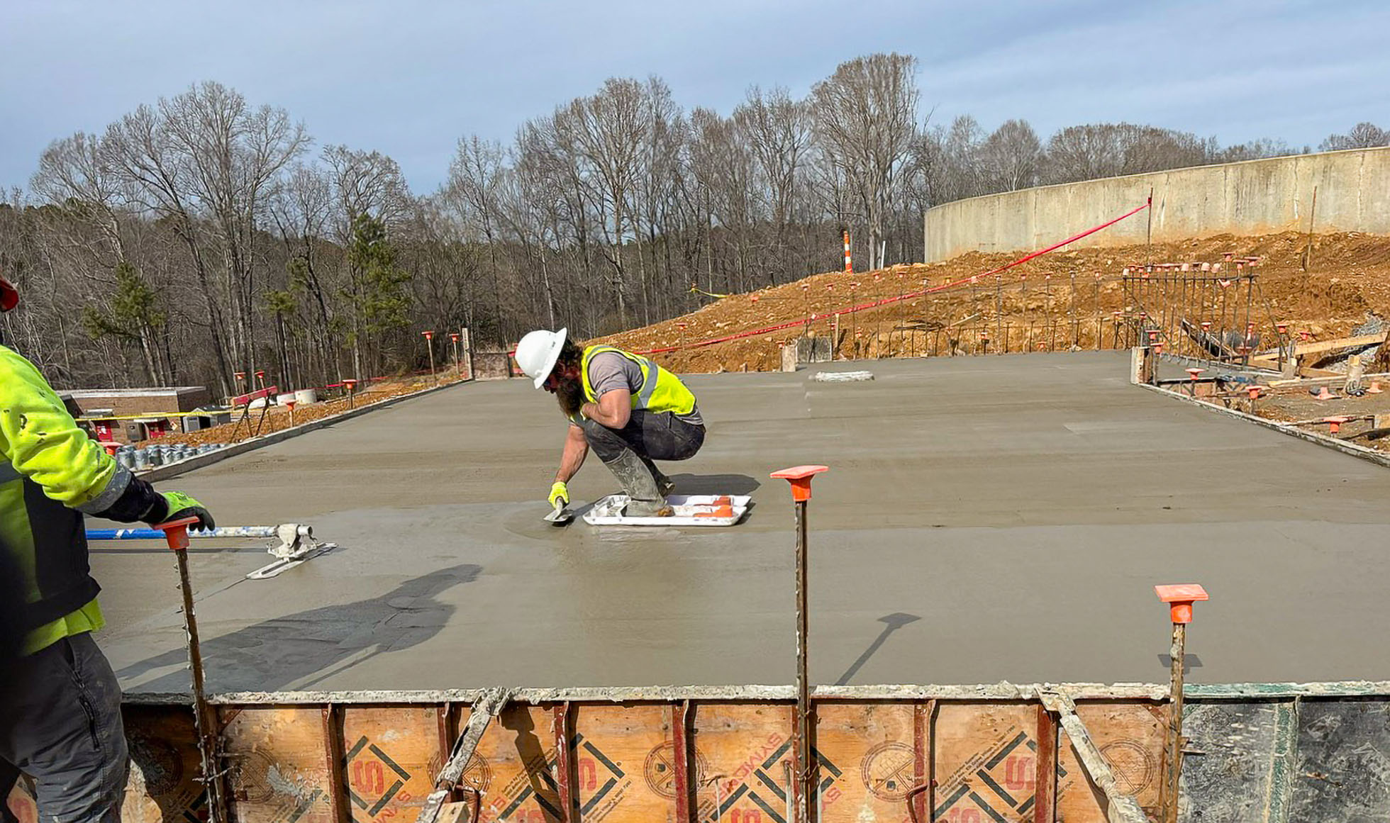 Siler City WWTP_Concrete Finish