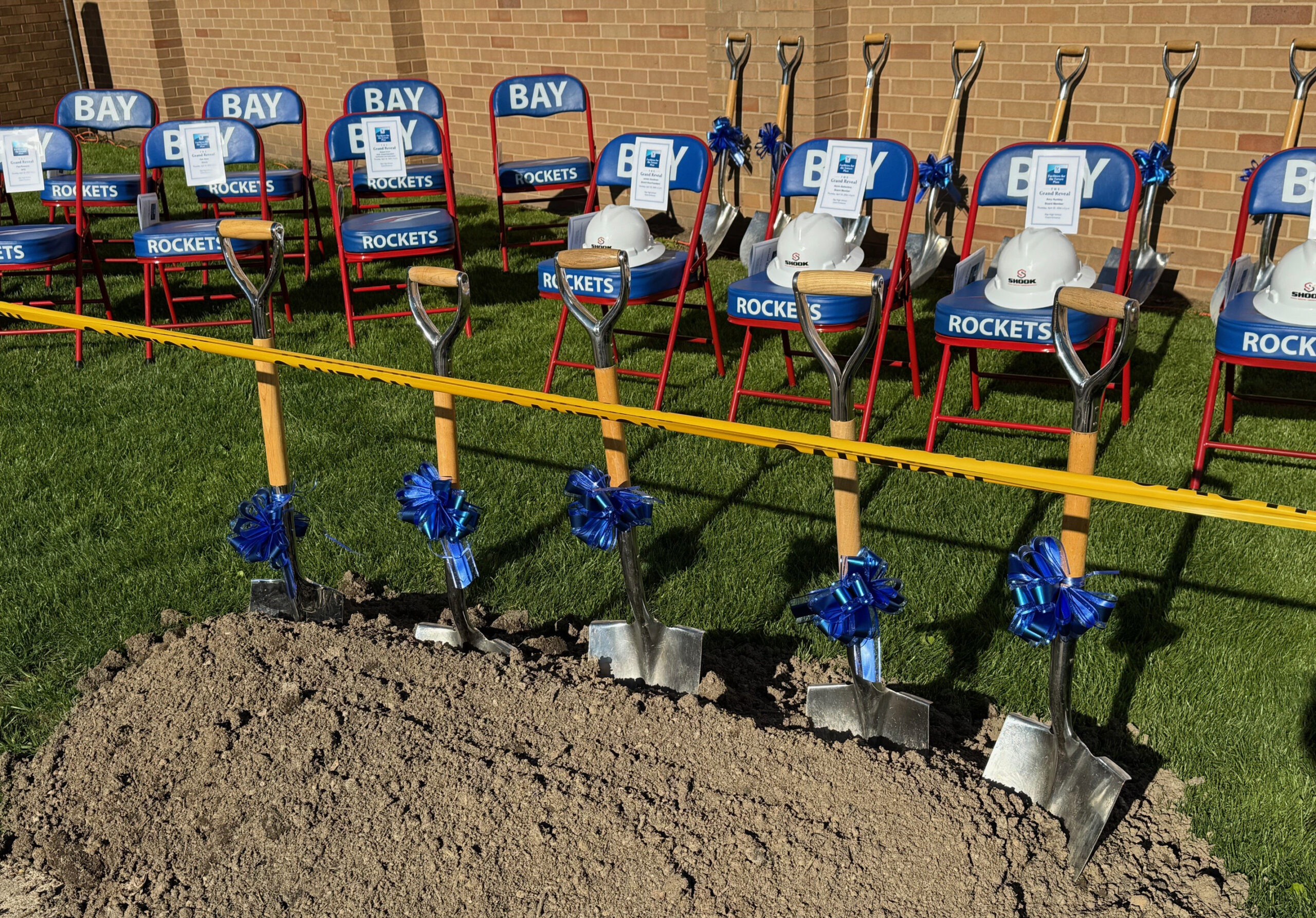 Bay Village Groundbreaking Shovels