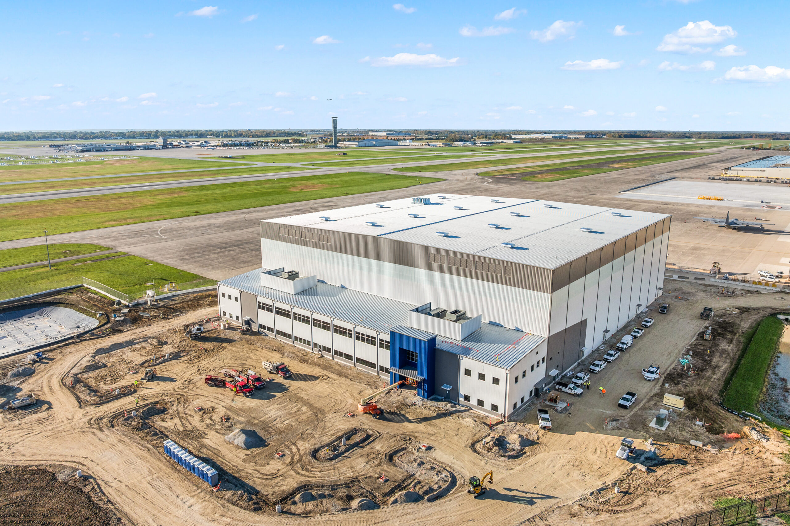 Sierra Nevada Corporation (SNC) Hangar Aerial under Construction
