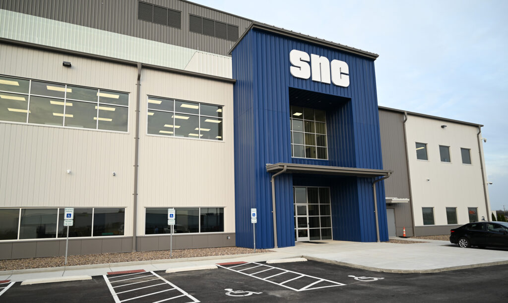 Exterior of SNC Building in Akron