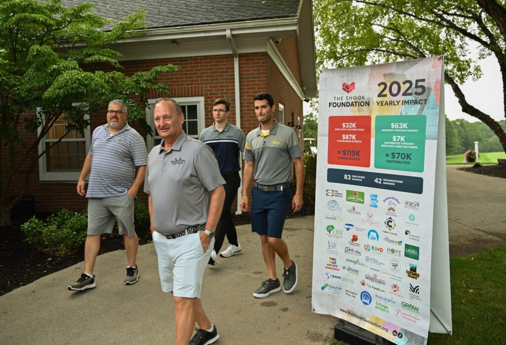 Group of golfers at Shook Foundation Invitational in Cleveland