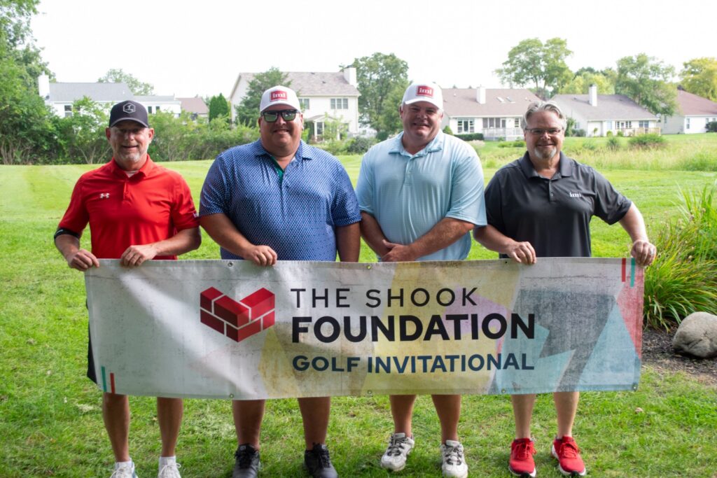 Group of golfers at Shook Foundation Invitational in Indianapolis