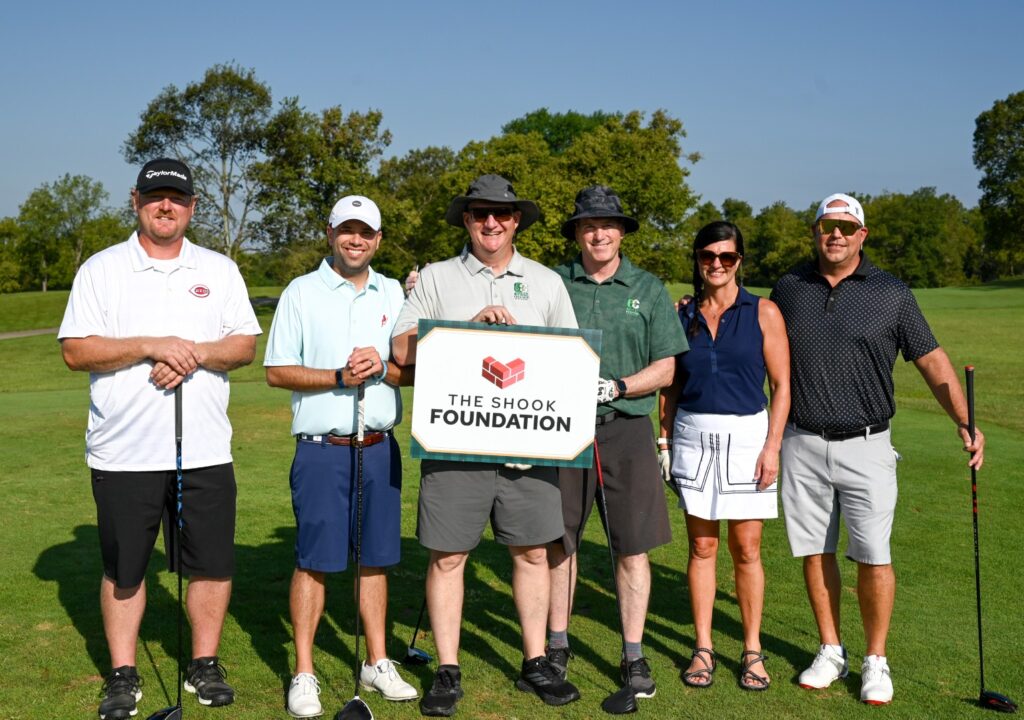 Group of golfers at Shook Foundation Invitational in Dayton